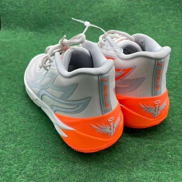Lamelo Ball Puma MB.02 “Gorange” Platinum Gray/Orange Basketball Shoes Men’s