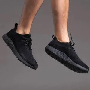Lane eight black  trainer tennis shoes