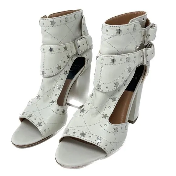 Laurence Dacade Rush Star Studded Quilted Bootie Sandal size FR36.5/ US 5.5