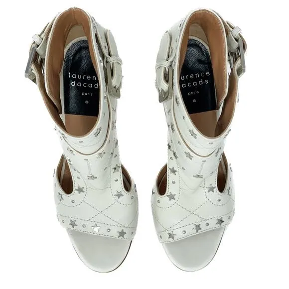Laurence Dacade Rush Star Studded Quilted Bootie Sandal size FR36.5/ US 5.5