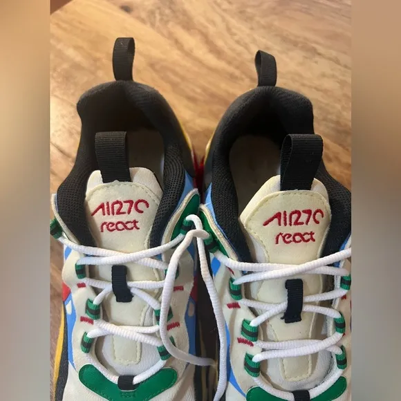 🩷✨LIKE NEW‎ 2020 AIR MAX 270 REACT MULTICOLOR - SIZE 6.5✨🩷