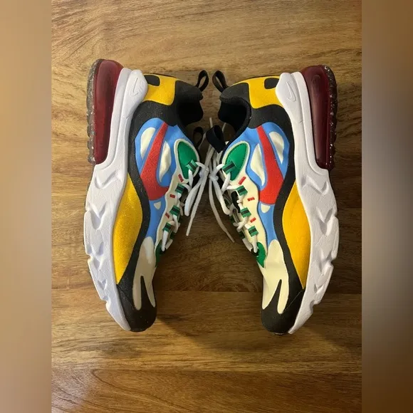 🩷✨LIKE NEW‎ 2020 AIR MAX 270 REACT MULTICOLOR - SIZE 6.5✨🩷