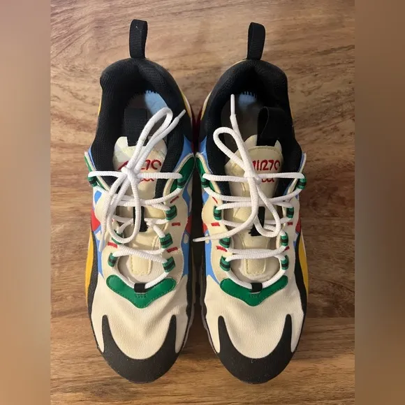 🩷✨LIKE NEW‎ 2020 AIR MAX 270 REACT MULTICOLOR - SIZE 6.5✨🩷