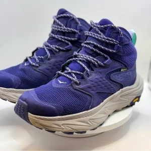 Like new Hoka OneOne Anacapa 2 Mid GTX Gore-Tex Hiking Shoes Women's Sz 7