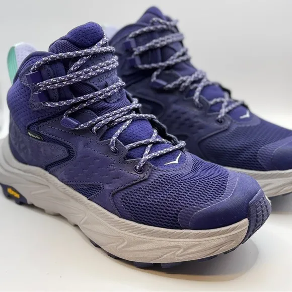 Like new Hoka OneOne Anacapa 2 Mid GTX Gore-Tex Hiking Shoes Women's Sz 7