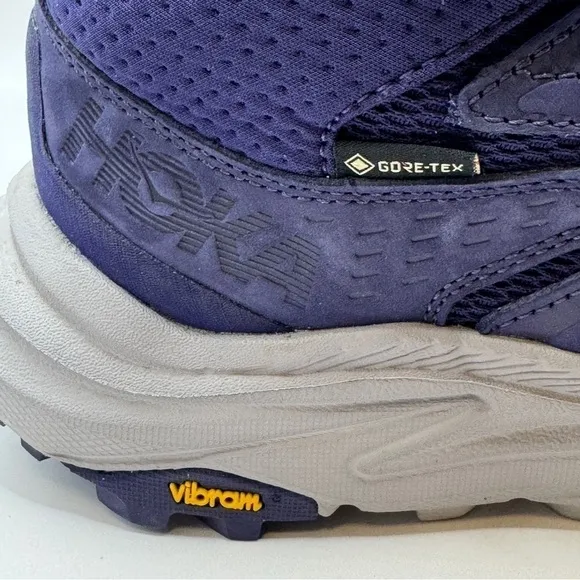Like new Hoka OneOne Anacapa 2 Mid GTX Gore-Tex Hiking Shoes Women's Sz 7