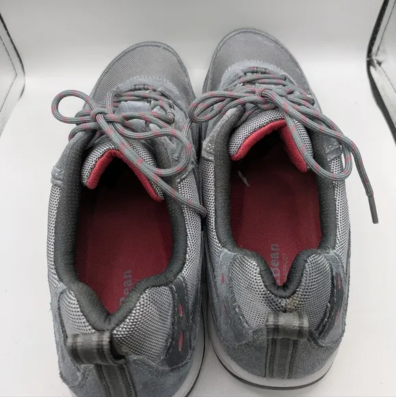 LL Bean Hiking / Walking Low Shoes Trail 4 Men's Size 12 M Dark Grey Color