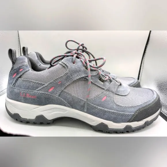 LL Bean Hiking / Walking Low Shoes Trail 4 Men's Size 12 M Dark Grey Color