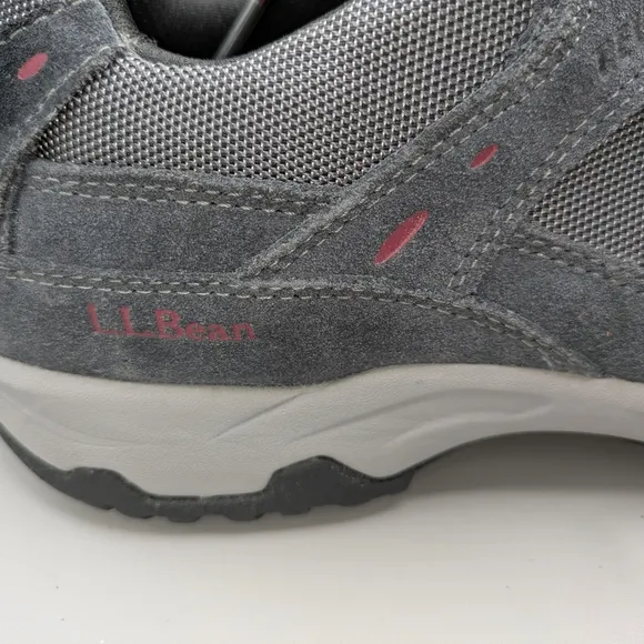 LL Bean Hiking / Walking Low Shoes Trail 4 Men's Size 12 M Dark Grey Color