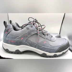 LL Bean Hiking / Walking Low Shoes Trail 4 Men's Size 12 M Dark Grey Color