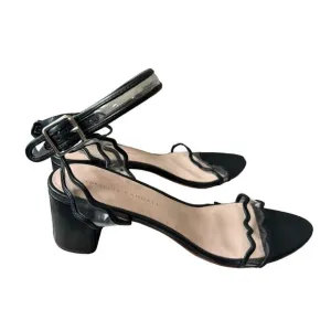 Loeffler Randall Ankle Strap Black Block Heel Sandals Shoes Women’s 7.5