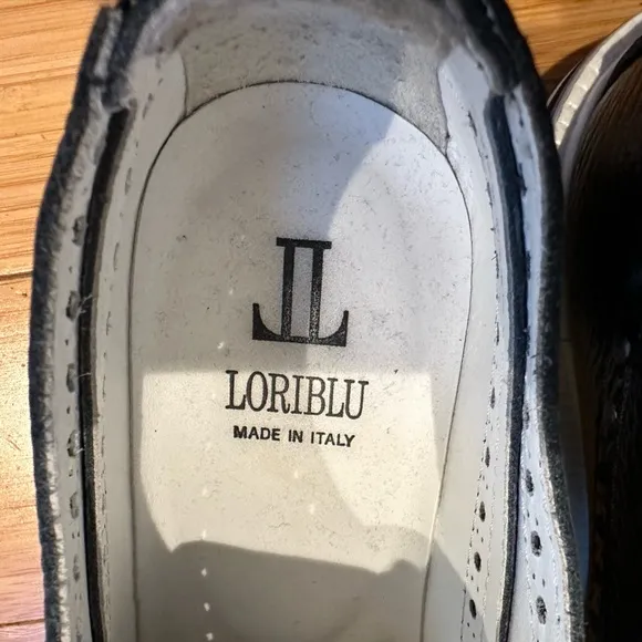 Loriblue Men’s Leather Shoes Navy Size IT41/ US 9.5