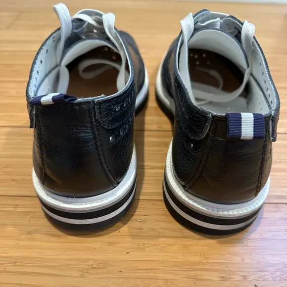 Loriblue Men’s Leather Shoes Navy Size IT41/ US 9.5
