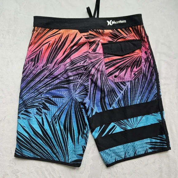 Lot of 4 Men’s Hurley Phantom Swim Trunks size 32 Tropical Surf