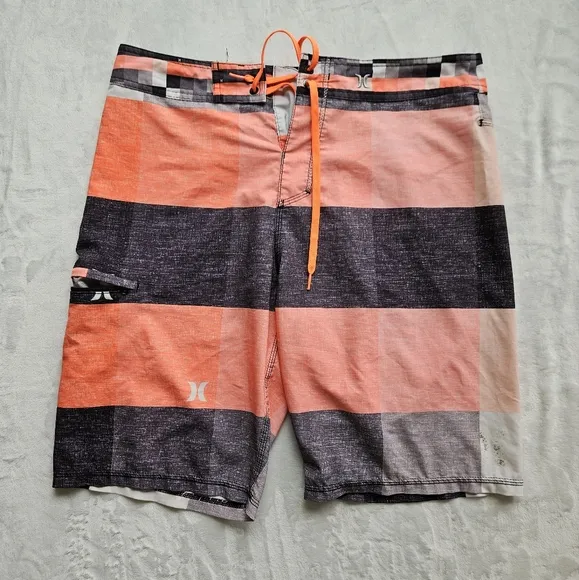 Lot of 4 Men’s Hurley Phantom Swim Trunks size 32 Tropical Surf