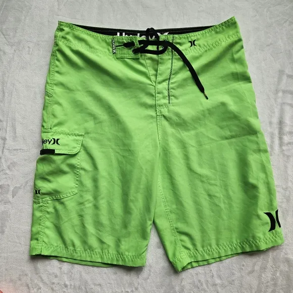 Lot of 4 Men’s Hurley Phantom Swim Trunks size 32 Tropical Surf