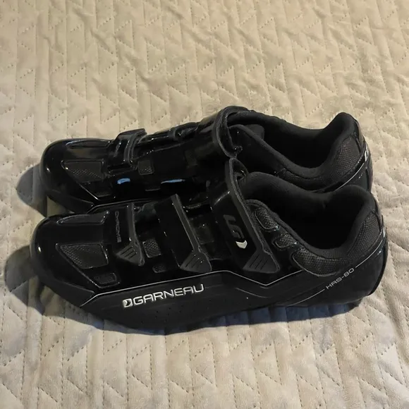Louis Garneau HRS-80 cycling shoes men’s size 45 US 10.75 black‎ NWOB