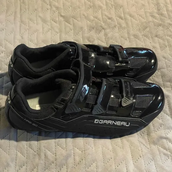 Louis Garneau HRS-80 cycling shoes men’s size 45 US 10.75 black‎ NWOB