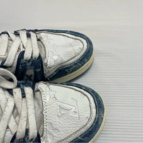 Louis Vuitton Blue Trainer Men’s Sneakers Shoes Size 9