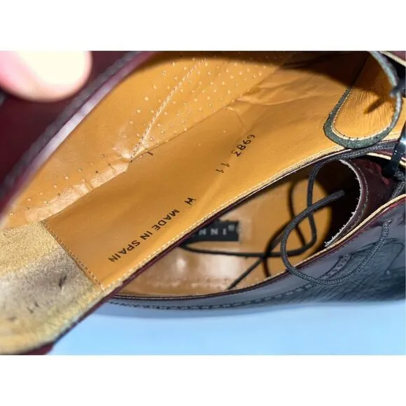 Magnanni Men’s Shoes Brown Oxford 11 W 20