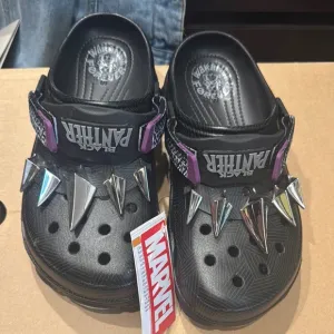 Marvel Black Panther Crocs - Black