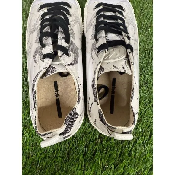 McQ By Alexander McQueen Men's Swallow Swarm Vulc Low-Top Sneakers 43 (10) White