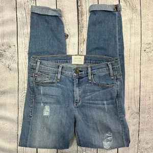 MCQUIRE Piralli Ankle Roll Distressed Jeans