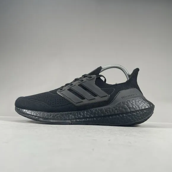 Men’s 7.5 Women’s 8.5 Adidas Ultraboost 21 Black Athletic Shoes Running Sneakers