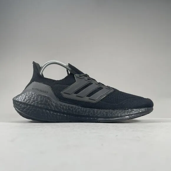 Men’s 7.5 Women’s 8.5 Adidas Ultraboost 21 Black Athletic Shoes Running Sneakers