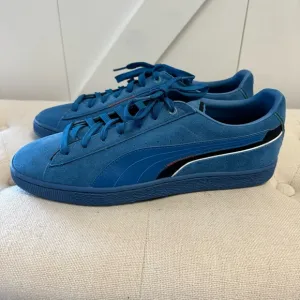 Men’s Blue Puma Suede Displaced Go For Shoes