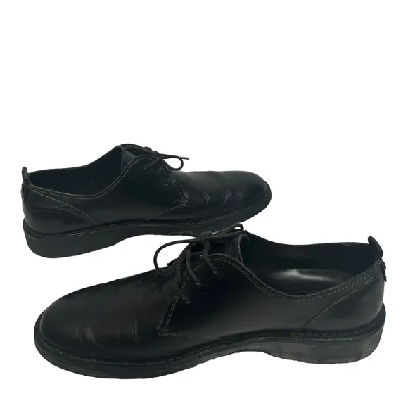 Men’s Coach Bowie Black Leather Oxford Shoes Sz 13