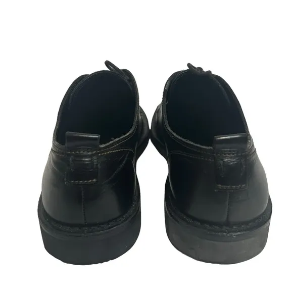 Men’s Coach Bowie Black Leather Oxford Shoes Sz 13