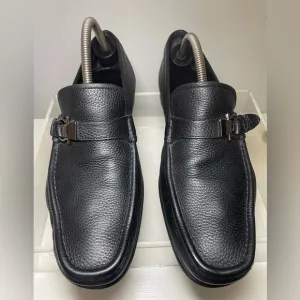 Men's Ferragamo shoes leather Salvatore ferragamo  loafer sz 9.5 made in italy