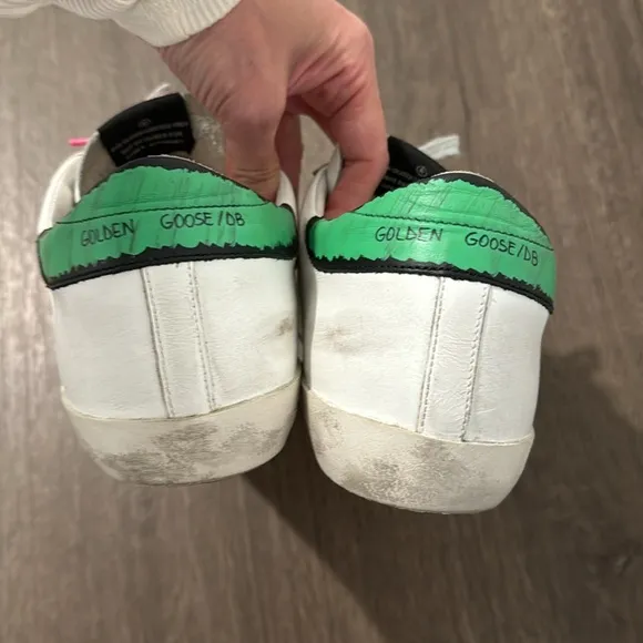 Men’s Golden Goose  white , green gray size IT42 US9 shoes