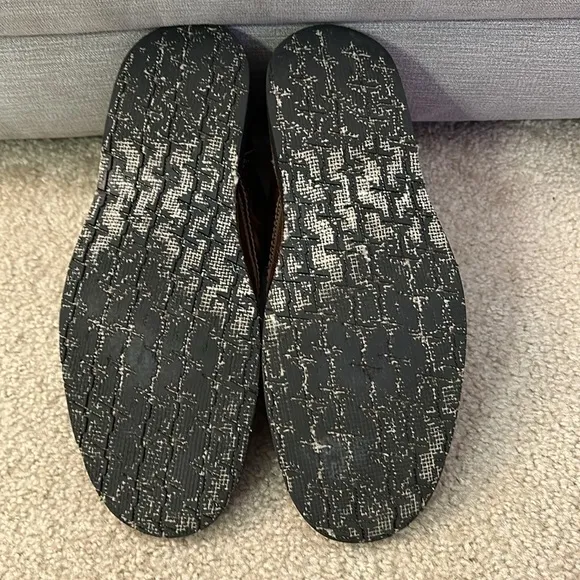 Men’s John Varvatos Distressed Leather Shoes-Size 11