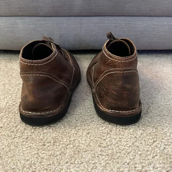 Men’s John Varvatos Distressed Leather Shoes-Size 11
