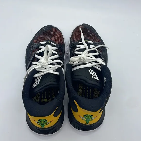 Men’s Kyrie 7 Red/Orange/Yellow/Black/White CQ9326-003 USED Size 8.5