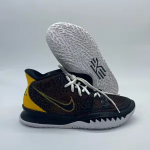 Men’s Kyrie 7 Red/Orange/Yellow/Black/White CQ9326-003 USED Size 8.5