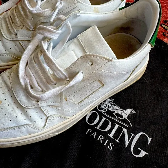 Men’s Loding Paris White Sneaker Shoes Size 41