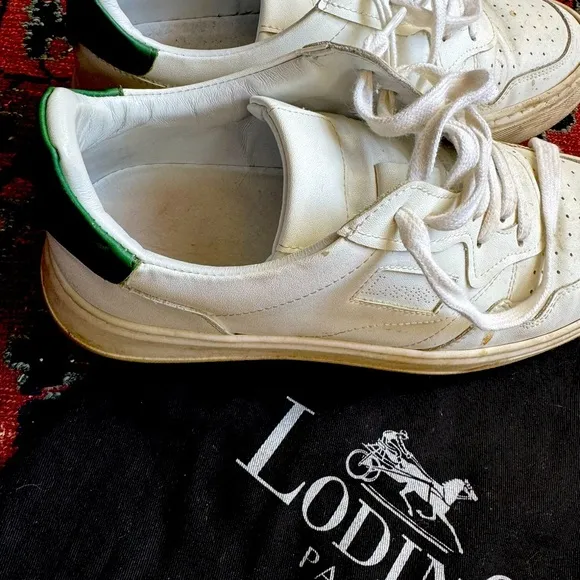 Men’s Loding Paris White Sneaker Shoes Size 41