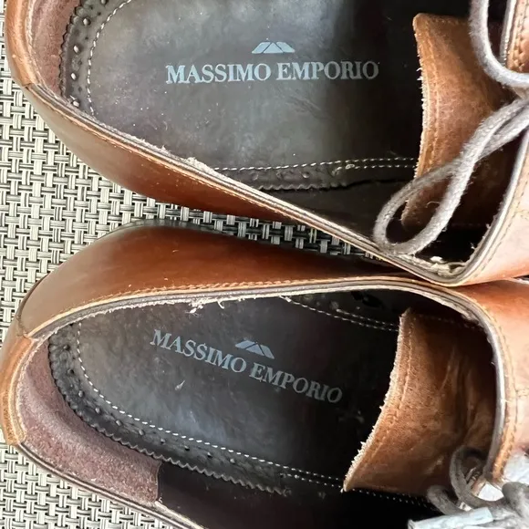 Men’s “Massimo Emporio” Brown Oxford Shoes
