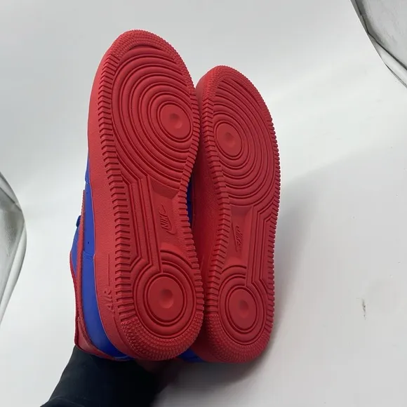 Men’s Nike AF1 ‘07 NBY Red/Blue CT7875-994 USED. Size 9.5
