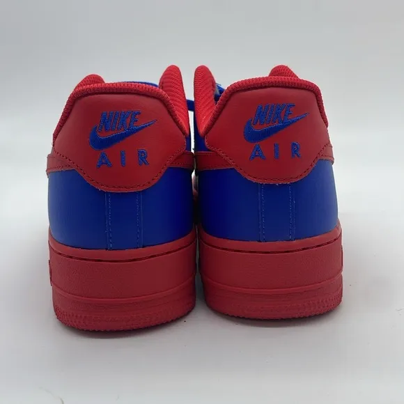 Men’s Nike AF1 ‘07 NBY Red/Blue CT7875-994 USED. Size 9.5
