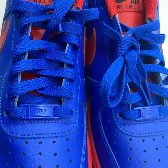 Men’s Nike AF1 ‘07 NBY Red/Blue CT7875-994 USED. Size 9.5