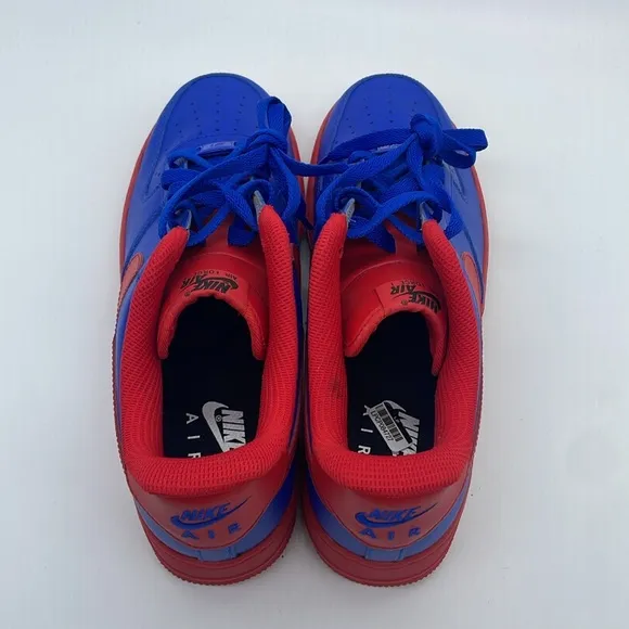 Men’s Nike AF1 ‘07 NBY Red/Blue CT7875-994 USED. Size 9.5