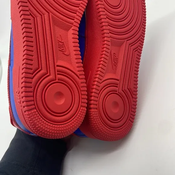 Men’s Nike AF1 ‘07 NBY Red/Blue CT7875-994 USED. Size 9.5