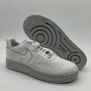 Men’s Nike AF1 Crater Flyknit NN White-Summit White DM0590-100 NWOB