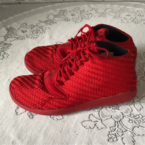 Men's Nike Air Jordan Eclipse Chukka Shoes in Gym Red and Black Colorway. Sz. 11
