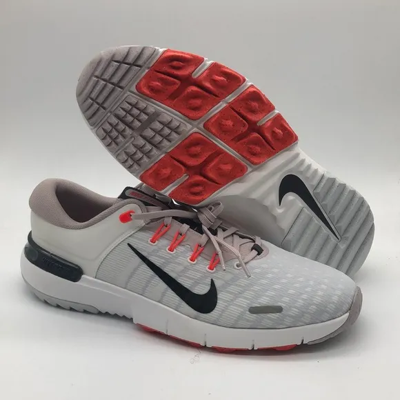 Men’s Nike Free Golf NN FN0332-100 White/Red NWOB