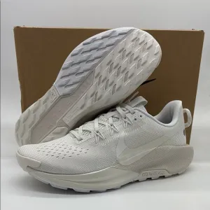 Men’s Nike ReactX Pegasusus Trail 5 All Whitee DV3864-101 New with box